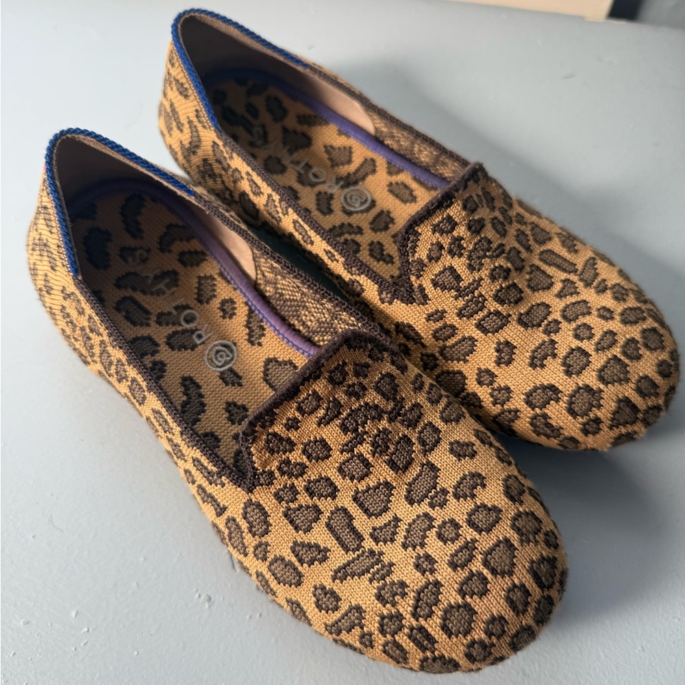 Rothy’s Spotted Kids Loafer Sneaker Cheetah